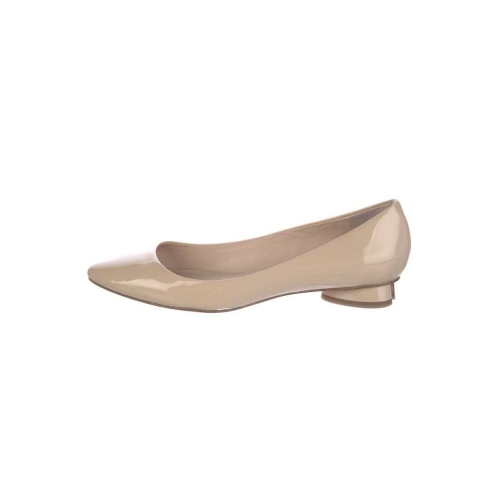 Kate Spade Authentic Nude Beige Patent Leather Ballet Flats 8